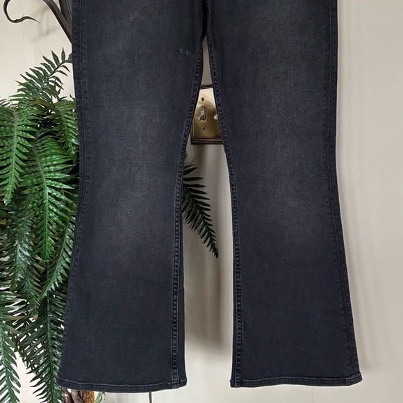 Hudson Collin Midrise Bootcut Crop Black Wash Stretch Jeans - Picture 3 of 14